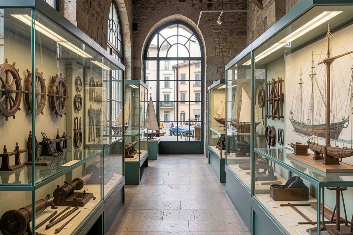 Interno del Museo Tecnico Navale di La Spezia